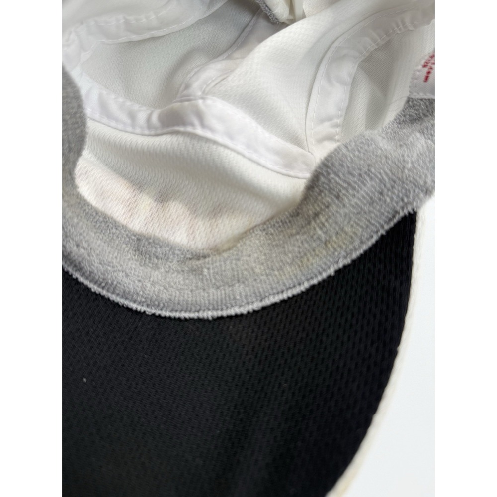Timex White HEADSWEATS Ultralite Coolmax 5 Panel Hat Cap Adjustable Strap Back - Picture 11 of 11
